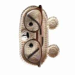 Zenlir Handgemachter gehäkelter Brillenhalter mit süßem Tiermotiv, Brillenschutz-Aufbewahrungstablett für den Schreibtisch zu Hause, Brillen-Organizer, Geschenk Angebot bei HelloDeals