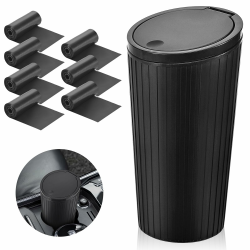 Peevisap Auto Mülleimer, Autozubehör Innenraum, Mülleimer Auto, Automülleinmer Mit Deckel, Auto Mülleimer Innenraum Mit 7 Rollen Müllbeutel, Für Autos, Zuhause, Büro, Schlafzimmer Angebot bei HelloDeals