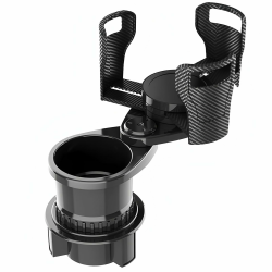 VZLYMTV Getränkehalter Auto 360° Drehbarer mit Erweiterbaren Halterungen - Verstellbarer Becherhalter Auto rutschfest für Getränkebecher, Popcorneimer & Hühnchen-Behälter Angebot bei HelloDeals