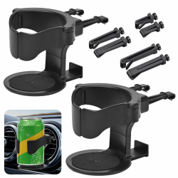 Peevisap 2 Stück Getränkehalter Auto, Becherhalter Auto, Getränke Halter Auto, Flaschenhalter Auto, Mit Auto Belüftungs Clips, Für Kaffeebecher Und Getränkedose Angebot bei HelloDeals