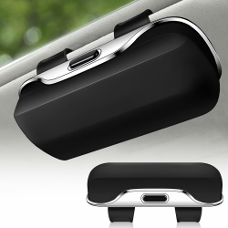 KBIBCK Auto-Brillenetui, Sonnenbrillenhalter für Auto Visier, Auto-Visierbox, Tragbarer Sonnenbrillenhalter für Sonnenblende, Universal Sonnenbrillenhalter Auto, Auto Sonnenbrille Halter (Schwarz) Angebot bei HelloDeals