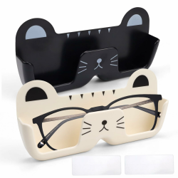 Brillenhalter Wand, MYLERCT 2 Stücke Auto Brillenhalter, Brillenhalter für Auto, Montage Ohne Bohren Niedliches Katzen-Aussehen, für das Aufhängen von Brillen und Sonnenbrillen im Büro- und Wohnzimmer Angebot bei HelloDeals