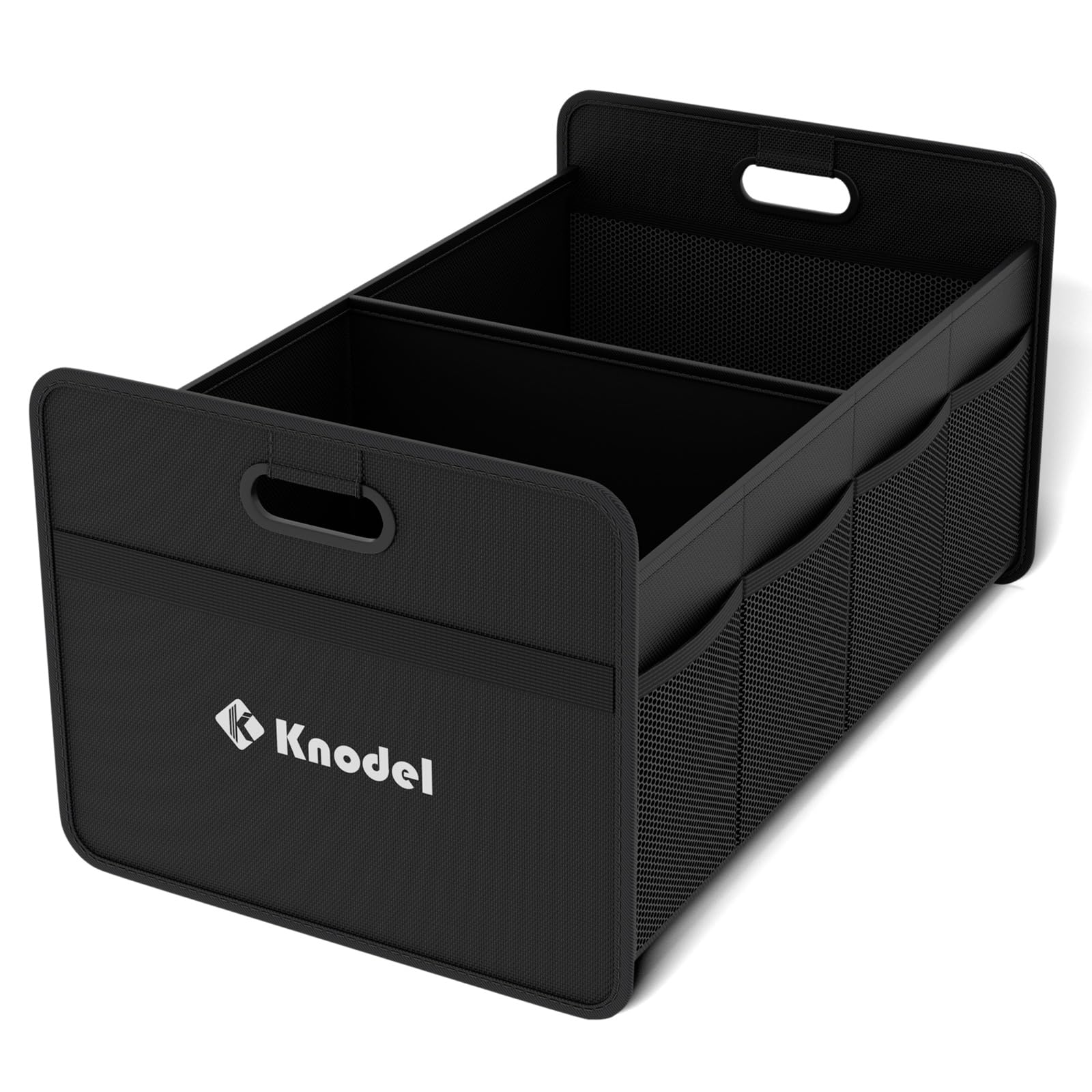 K KNODEL Kofferraum Organizer, klappbarer Kofferraum-Speicher, Automobilkonsolen und Organizer, Kofferraum-Speicher-Organizer mit verstärkten Griffe (Klein, Schwarz) Schwarz klein Angebot bei HelloDeals