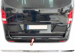 RECAMBO Edelstahl-Kofferraumleiste Chrom - Hochglanz-Zierblende für stilvolle Fahrzeugaufwertung - passend für Mercedes Vito | Typ W477 | ab BJ 2014 Angebot bei HelloDeals