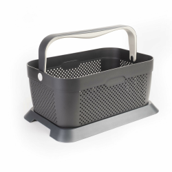 rati Basket - Grau, Smarter Auto Korb zum Einkauf & Outdoor-Aktivitäten, mit Befestigungsadapter zum Kofferraum, rutschfest und Stabil während der Fahrt I Schwarz, aus 94% Recycling Material Angebot bei HelloDeals