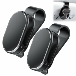 Tbintul Brillenhalter für Auto Sonnenblende, Minimalistischer Auto-Brillenclip, Universal Brillenhalter Auto, Universelles Auto-Innenraum-Zubehör für Die Meisten Brillen und Sonnenbrillen, 2 Stück Angebot bei HelloDeals