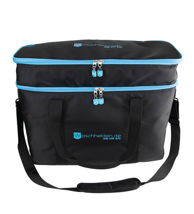 Waschhelden Detailing Bag Big | Praktische Tasche für den Kofferraum mit Klett für optimale Fixierung | Organizer zur Aufbewahrung von Autopflege Produkten | Kofferraumtasche Angebot bei HelloDeals