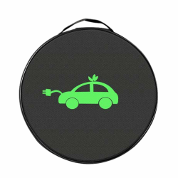 Kiuiom Ladekabel Tasche Elektroauto rutschfest,Aufbewahrungstasche Für Ev-Ladekabel,Überbrückungskabeltasche,Kofferraumc-Organizer,Kabeltasche Für E-Auto Tasche Kofferraum,Schwarz Rund Angebot bei HelloDeals