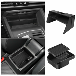 [2 Stück] WEIPIN Kompatibel mit V-W Golf 8, MK8 GTI GTD GTE 2020/2021/2022/2023 2024 Mittelkonsole Handschuhfach Armlehne Console Organizer Tray Aufbewahrungsbox Kompatibel mit Golf 8 Zubehör für Golf 8 Angebot bei HelloDeals