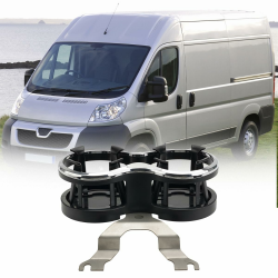 JESTOP Doppelter Becher Getränkehalter Wohnmobil für Citroen Relay FIAT Ducato 07-24, Autoablage Trinkflaschenhalter und neues Eisenblech Angebot bei HelloDeals