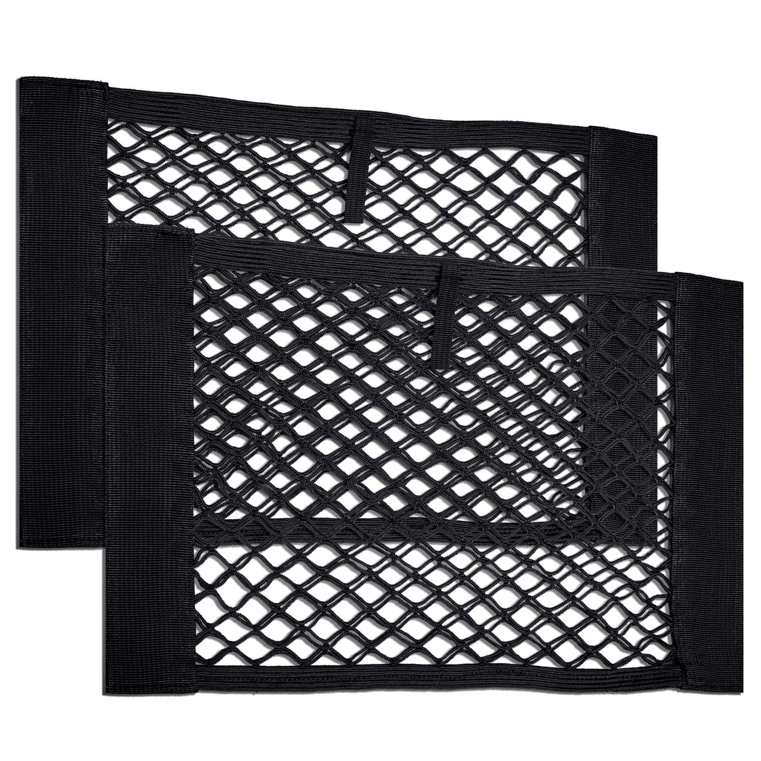 Vicera Kofferraum Netztasche Auto mit Klett • Kofferraumnetz zum Aufbewahren & Verstauen • Kofferraum Netztasche Klett 40x25 cm 2er Set • Aufbewahrungsnetz Auto 40x25cm Angebot bei HelloDeals