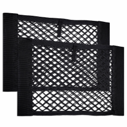 Vicera Kofferraum Netztasche Auto mit Klett • Kofferraumnetz zum Aufbewahren & Verstauen • Kofferraum Netztasche Klett 40x25 cm 2er Set • Aufbewahrungsnetz Auto 40x25cm Angebot bei HelloDeals