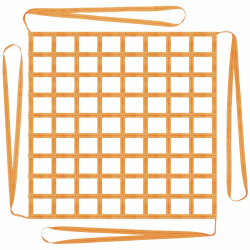 JTNero Hebe-Hebenetz 1 x 1 m Ladung Hängendes Netz 300 kg Polyester Schlingen Hebenetz Hohe Tragfähigkeit Hangendes Hebenetz zum Be und Entladen von Fracht, Verschleißfestigkeit Angebot bei HelloDeals