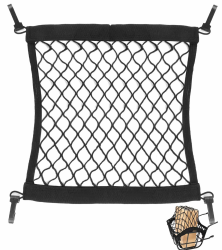 TAKONE Netz für Fahrradkorb Hinten – Elastisches Gepäcknetz 30x30 cm mit 4 Haken – Für Fahrrad, E-Bike & Motorrad Angebot bei HelloDeals