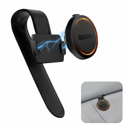 Zikenis Magnetische Auto-Sonnenblendenhalterung für OOONO CO-Driver NO2,Metal Sonnenblenden Halterung Kompatibel,Sonnenblendenhalterung aus Leder,mit Magneten,Haltbarkeit Zubehör Angebot bei HelloDeals