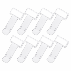 8 Stück Parkscheinhalter Clips, Selbstklebend Tickets Clip, Parkscheinhalter für Die Windschutzscheibe Des Autos, Transparent Auto Windschutzscheibe Ticket Halter für Autos Wohnwagen Lastkraftwagen Angebot bei HelloDeals