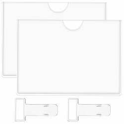 Raxfekro 4 Stück 22.5 * 15.5cm Parkscheinhalter WindschutzscheibeAuto Parkschein Clip Windschutzscheibe Parkausweis Halter Etikettenhalter Selbstklebend Parkausweis Halterung für Auto Angebot bei HelloDeals