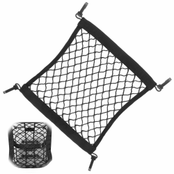 Gepäcknetz für E-Scooter & E-Bikes - Elastisches Aufbewahrungsnetz mit Gummizug, 25x30 cm, für Helm & Zubehör, Netzbeutel für Elektroroller & Fahrräder, Praktische Helmhalterung Angebot bei HelloDeals