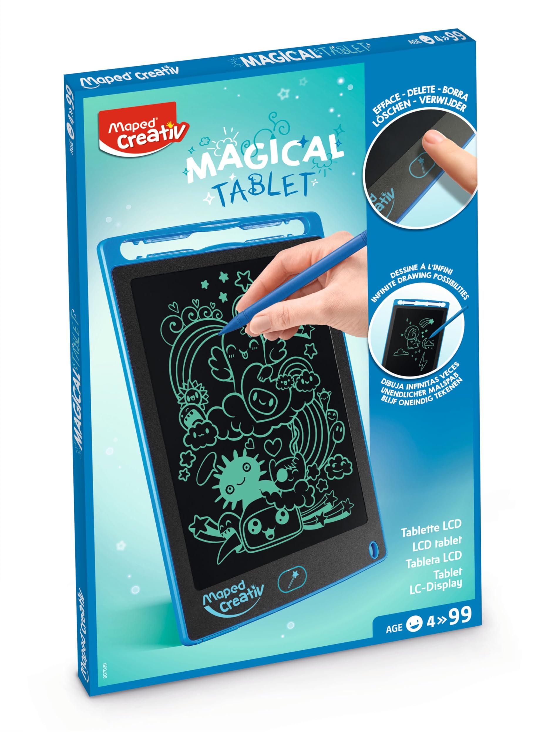 Maped CREATIV - 907039 Magische LCD-Tafel 8,5" Magical Tablet 17B x 12H cm Angebot bei HelloDeals