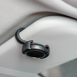 Auto Sonnenblende Halterung für CO-DRIVER NO1, 1 Set, in Schwarz, kompatibel mit OOONO CO-DRIVER NO1, aus stabilem Kunststoff, nicht 3D gedruckt, Blitzerwarner Clip Blende, Radarwarner Halter für No1 S-Halterung für NO1, 1 Set Angebot bei HelloDeals