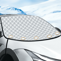 Frontscheibenabdeckung Winter mit Magnet Schneeschutz Eisschutz, Magnetisch mit Tragbarer Tasche, Geeignet für die Meisten Fahrzeuge Angebot bei HelloDeals