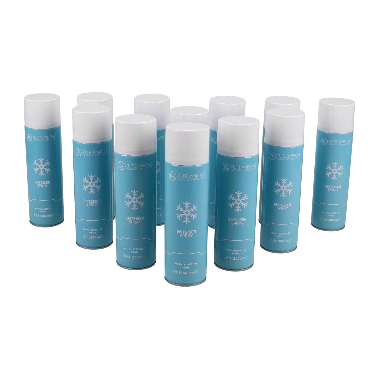 AG Automotive Scheibenenteiser Spraydose Entfrosterspray Enteiserspray 12x 500ml Angebot bei HelloDeals