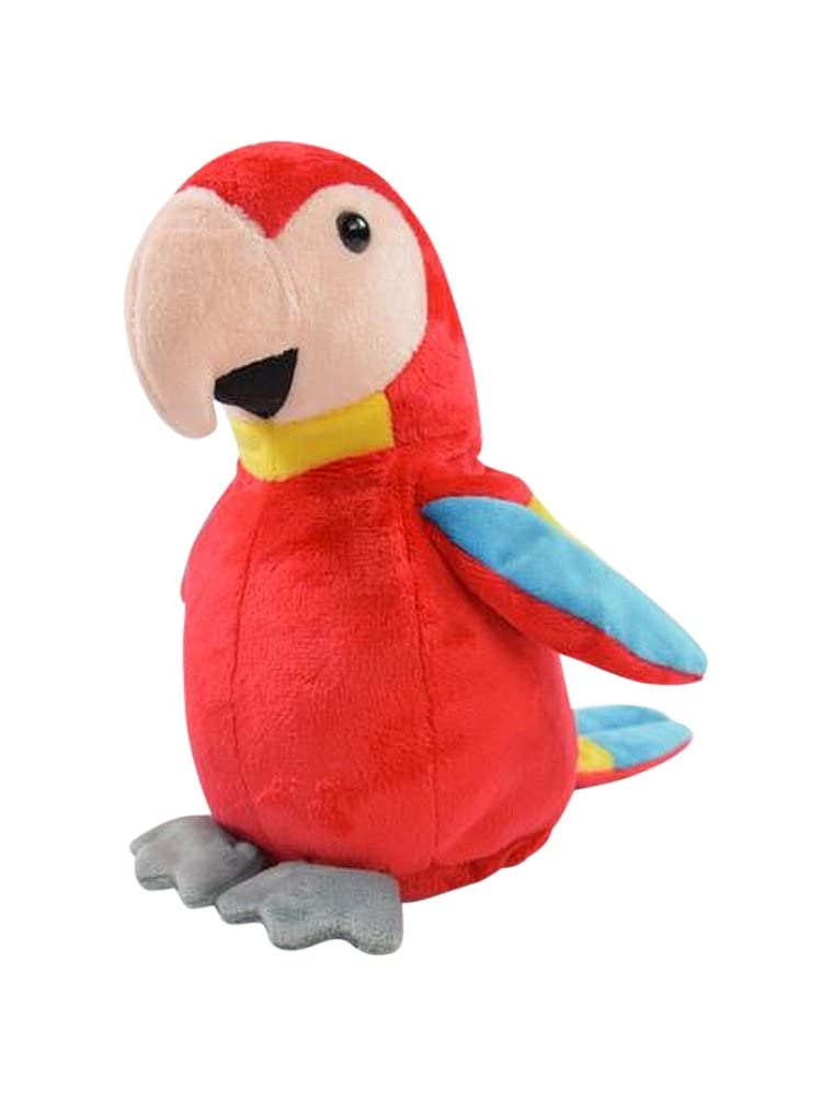 Kögler 75631 - Labertier Papagei Paul, ca. 17,5 cm groß, nachsprechendes Plüschtier mit Wiedergabefunktion, plappert alles witzig nach und bewegt sich, batteriebetrieben, 1 Jahr to 99 Jahre Angebot bei HelloDeals