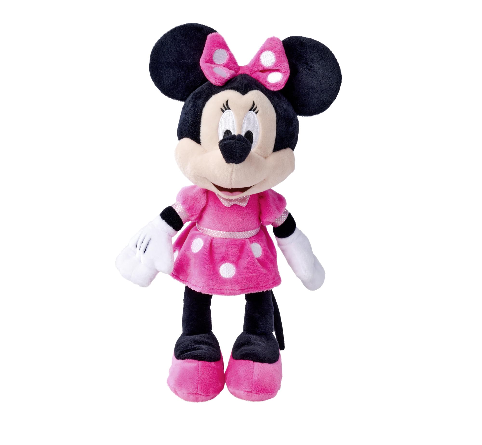 Simba 6315870227 - Disney Minnie Mouse, 25cm Plüschtier Im Pinken Kleid, Kuscheltier, Micky Maus, Ab Den Ersten Lebensmonaten Single Angebot bei HelloDeals