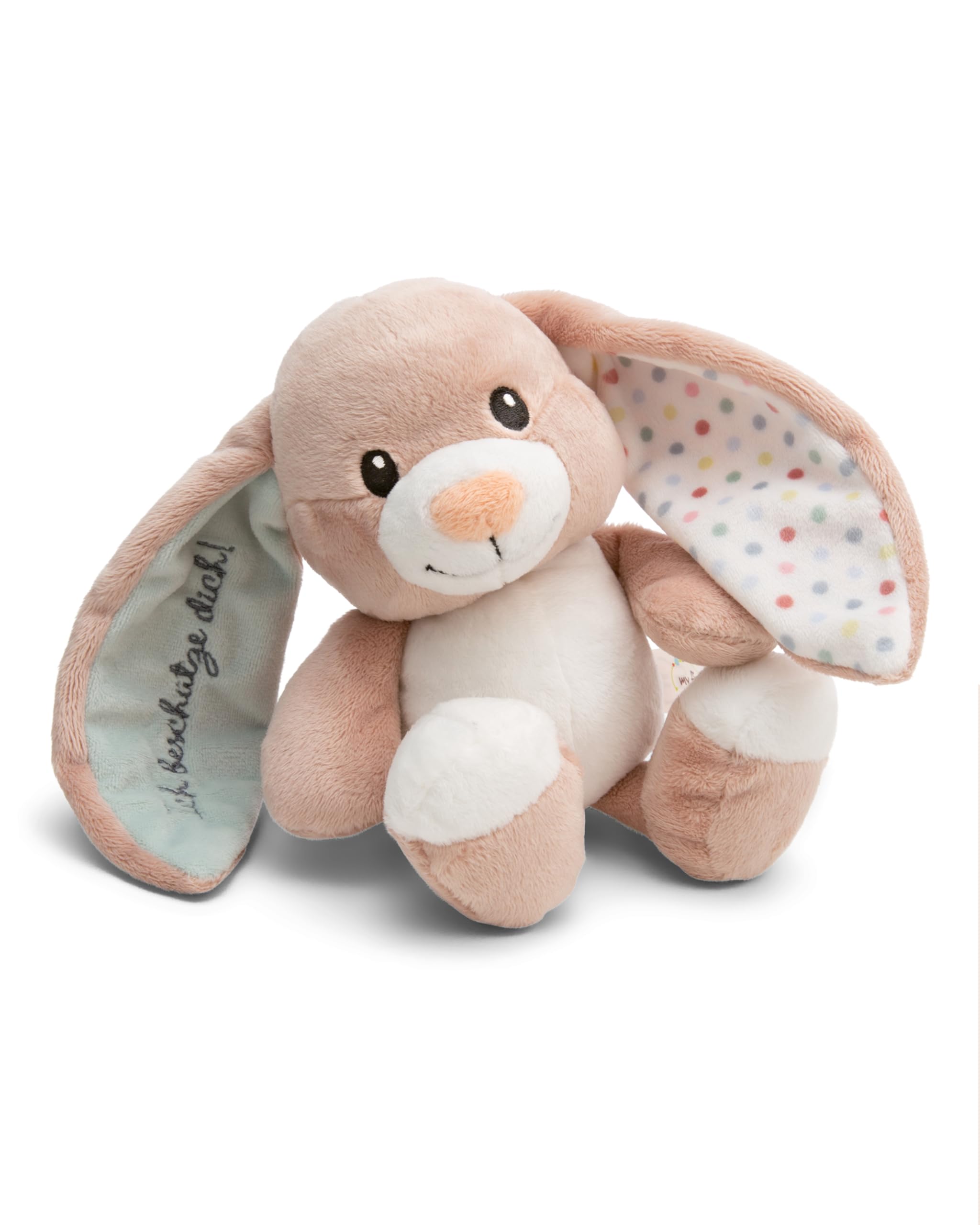 NICI Kuscheltier Hase Fjella Ich beschütze Dich 25cm - rosa - Stofftier aus weichem Plüsch, niedliches Plüschtier zum Kuscheln und Spielen, für Kinder & Erwachsene, tolle Geschenkidee | 61881 Kuscheltier "Ich Beschütze Dich" Angebot bei HelloDeals