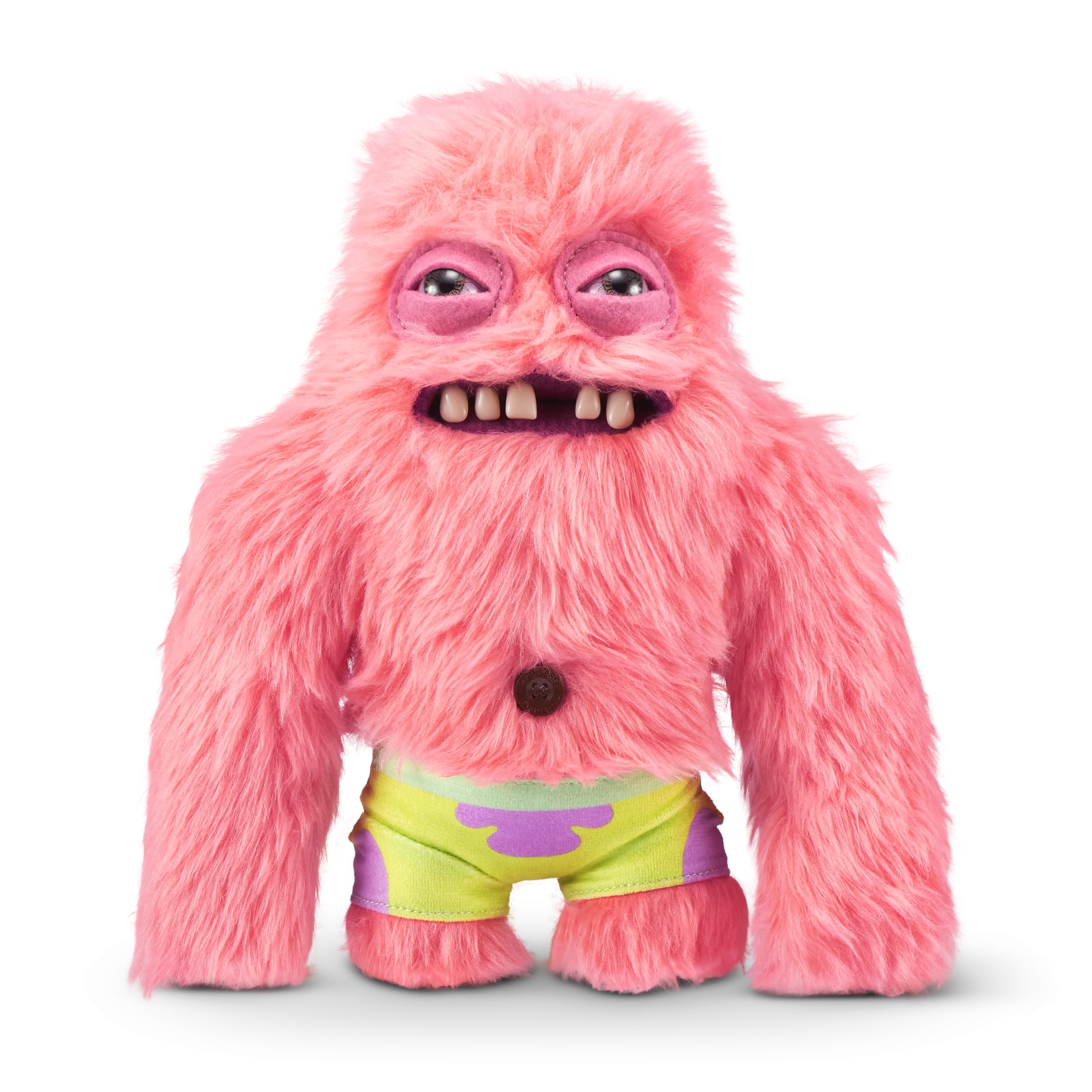 Fuggler x Spongebob Schwammkopf 23 cm von ZURU, Lustiges Hässliches Monster, Plüschtier für Kinder und Erwachsene (Patrick) Peach Angebot bei HelloDeals