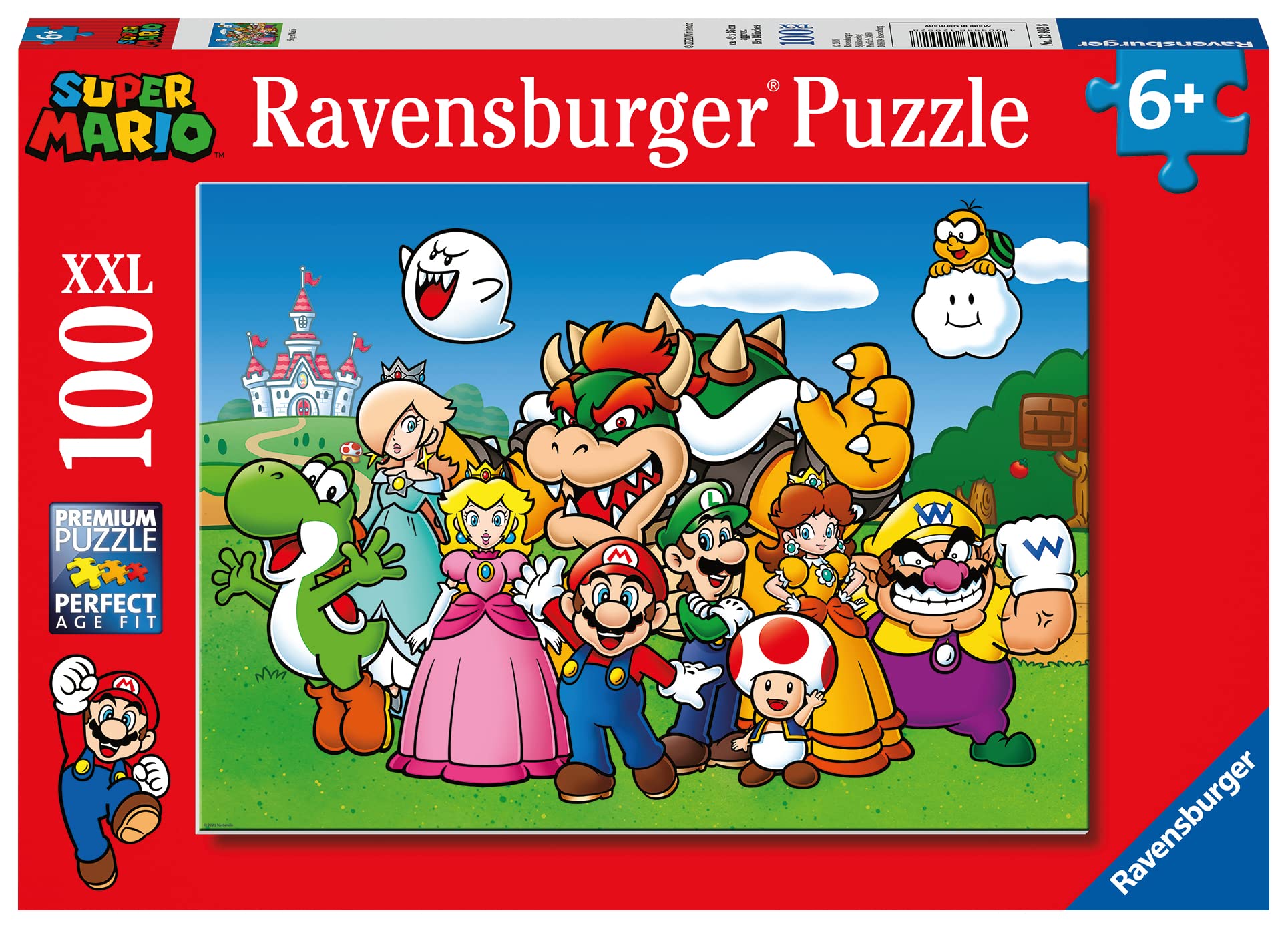 Ravensburger Puzzle Kinderpuzzle 100 XXL Teile - Nintendo Super Mario Fun 100 Teile Einzeln Single Angebot bei HelloDeals