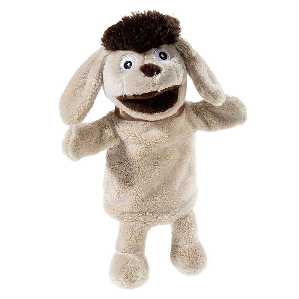 Heunec KG Sandmann und Seine Freunde, Handpuppe Hund Moppi GRS/PET Plüsch, Beige Angebot bei HelloDeals