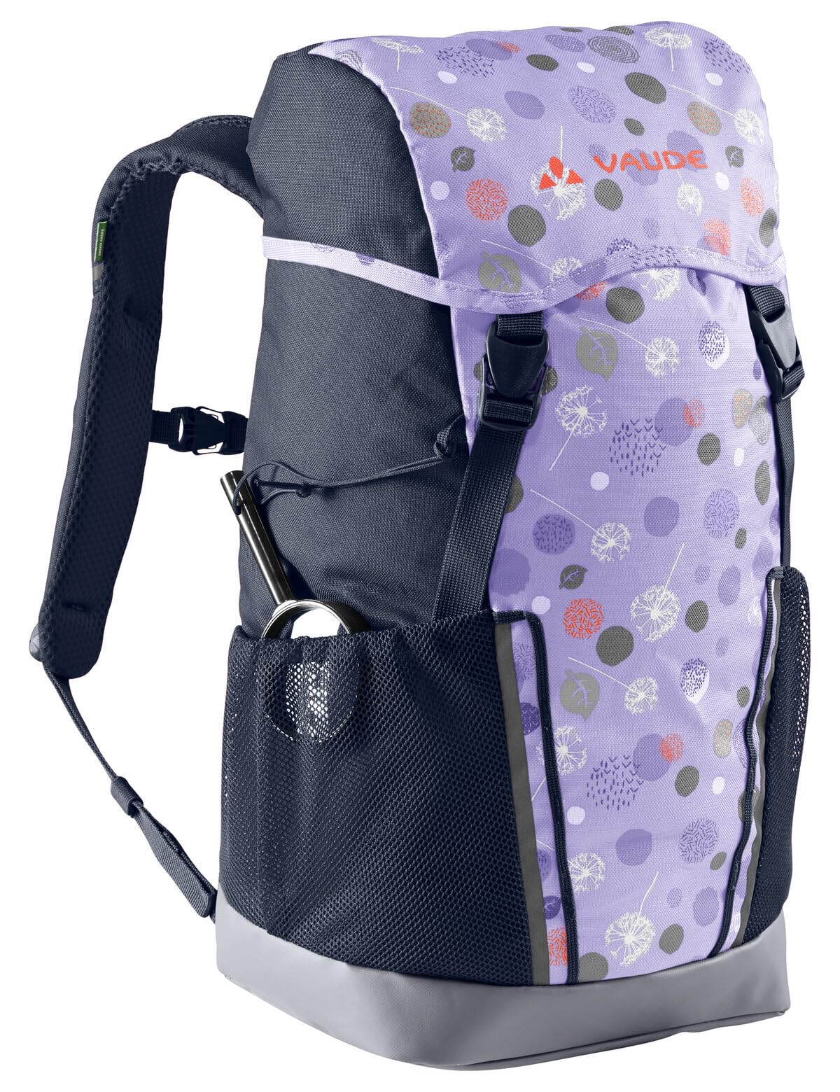 VAUDE Kinderrucksack Jungen & Mädchen Puck, komfortabler Wanderrucksack Kinder, Wetterfester Schulrucksack mit Regenhülle & Lupe, viel Stauraum Einheitsgröße Pastel Lilac Angebot bei HelloDeals