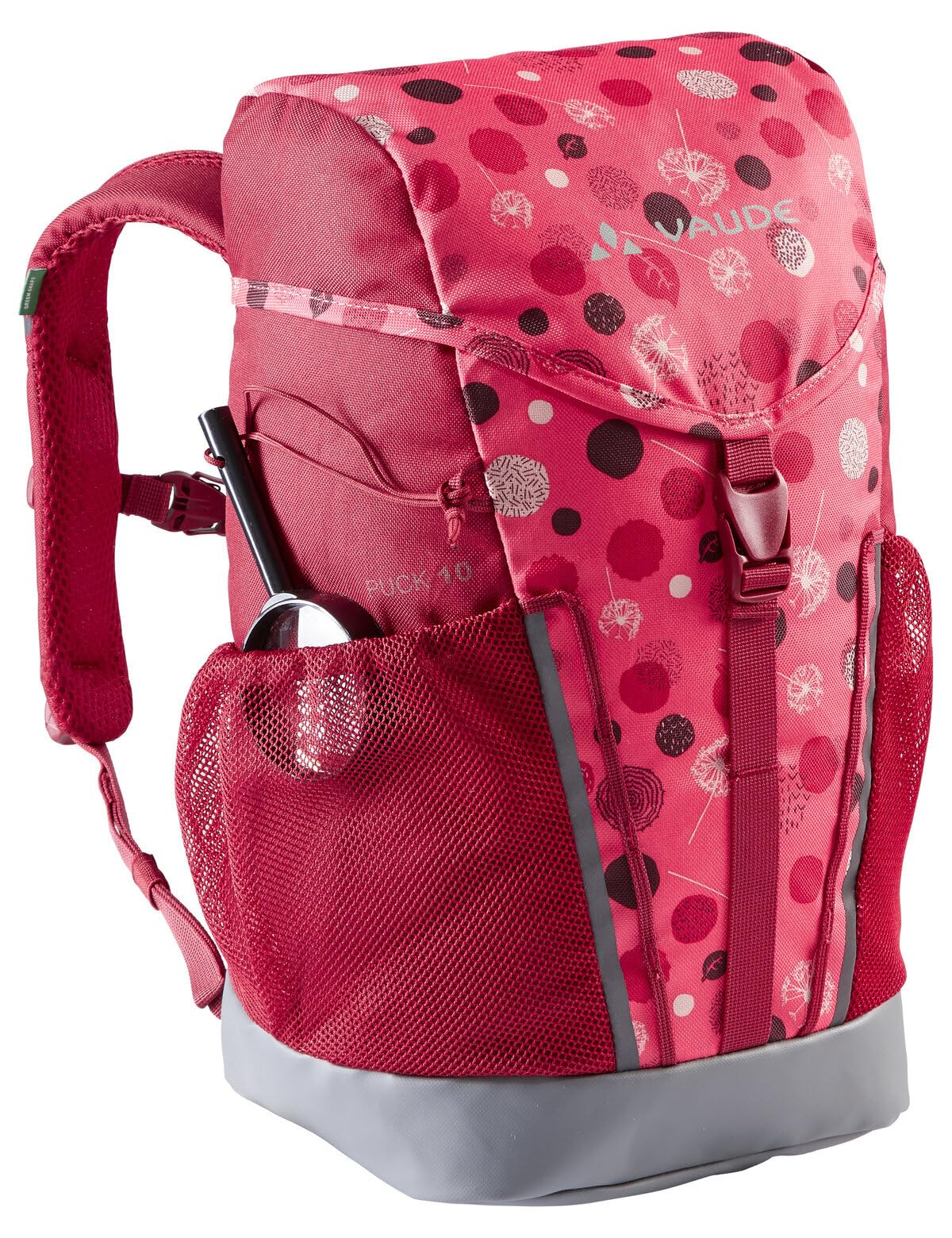 VAUDE Kinderrucksack Jungen & Mädchen Puck, komfortabler Wanderrucksack Kinder, Wetterfester Schulrucksack mit Regenhülle & Lupe, viel Stauraum, Blue/Eclipse, 10 Liter Einheitsgröße Bright Pink/Cranberry Angebot bei HelloDeals