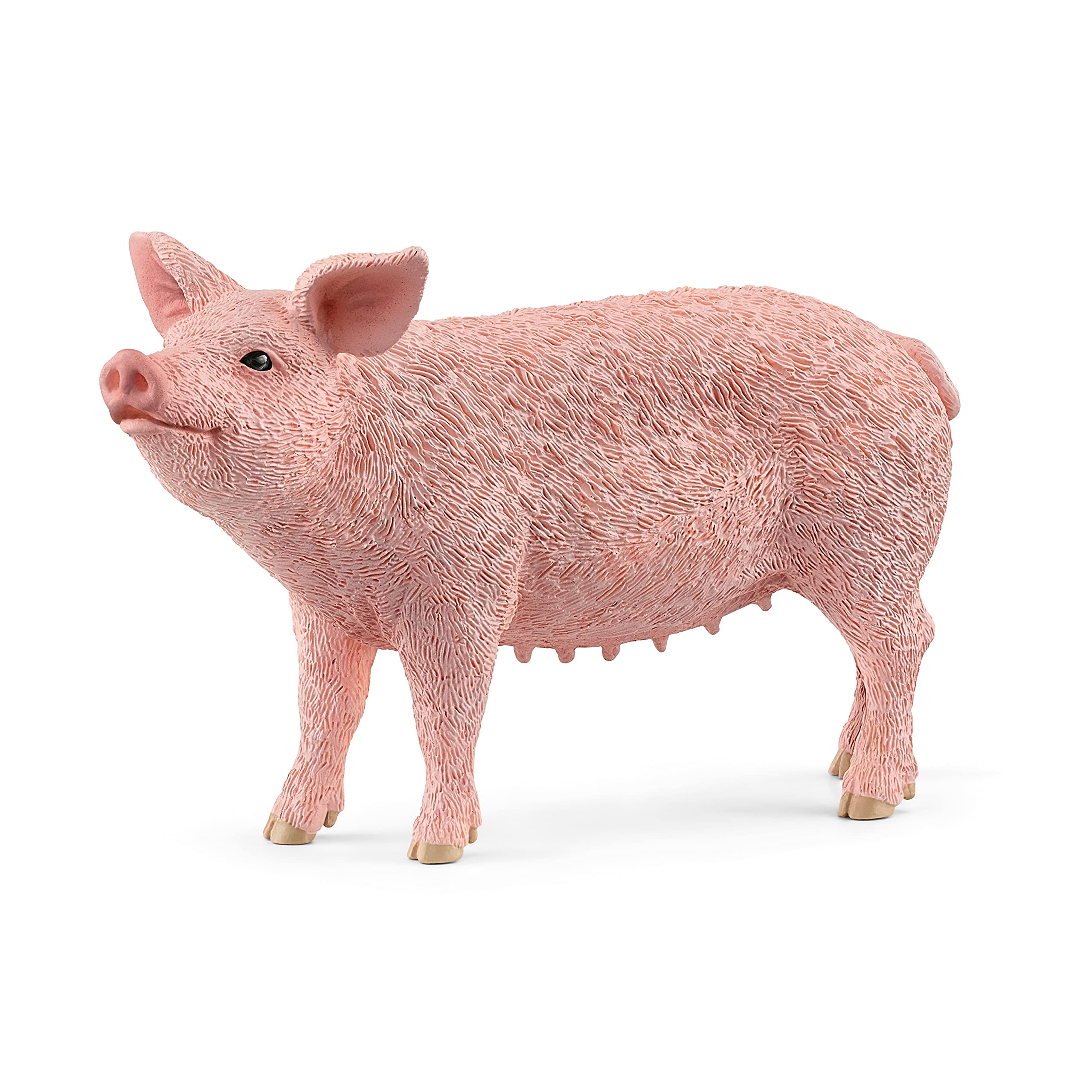 SCHLEICH Farm World | Schwein 13933 Bauernhof Spielfigur | detailgetreue Tierfiguren | tolles Geschenk für Jungen und Mädchen | Bauernhof Spielzeug ab 3 Jahre | 10 x 3 x 6 cm Mehrfarbig Angebot bei HelloDeals