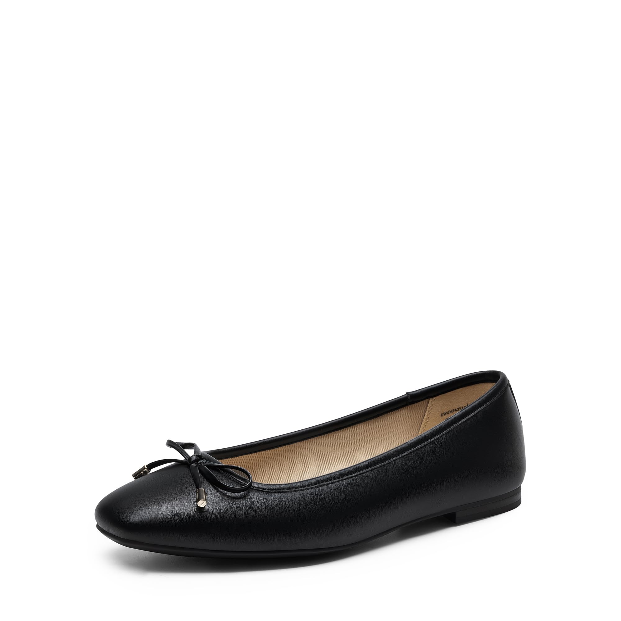 DREAM PAIRS Damen Ballerinas Damen Flats Square Toe Ballet Flats Bequeme Casual Ballerina Flats Abendschuhe mit Schleife Geeignet 36.5 EU Schwarz Angebot bei HelloDeals