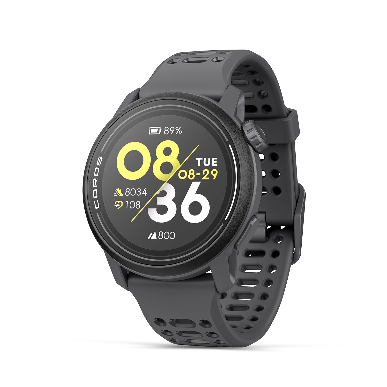 COROS PACE 3 Sportuhr GPS, leicht und komfortabel, 17 Tage Batterielaufzeit, Dual-Frequency GPS laufuhr, Herzfrequenz, Navigation, Schlaftracking, Laufen, Radfahren und Skifahren (Schwarz Silikon) Angebot bei HelloDeals