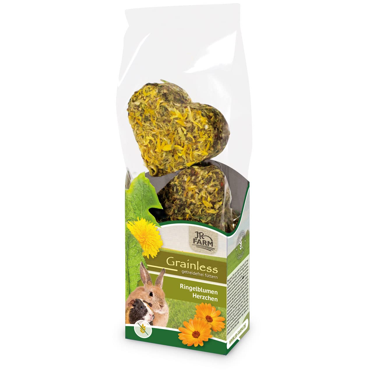 JR FARM Grainless Ringelblumen Herzchen 7 Stück = 105 g 105 g (1er Pack) Angebot bei HelloDeals