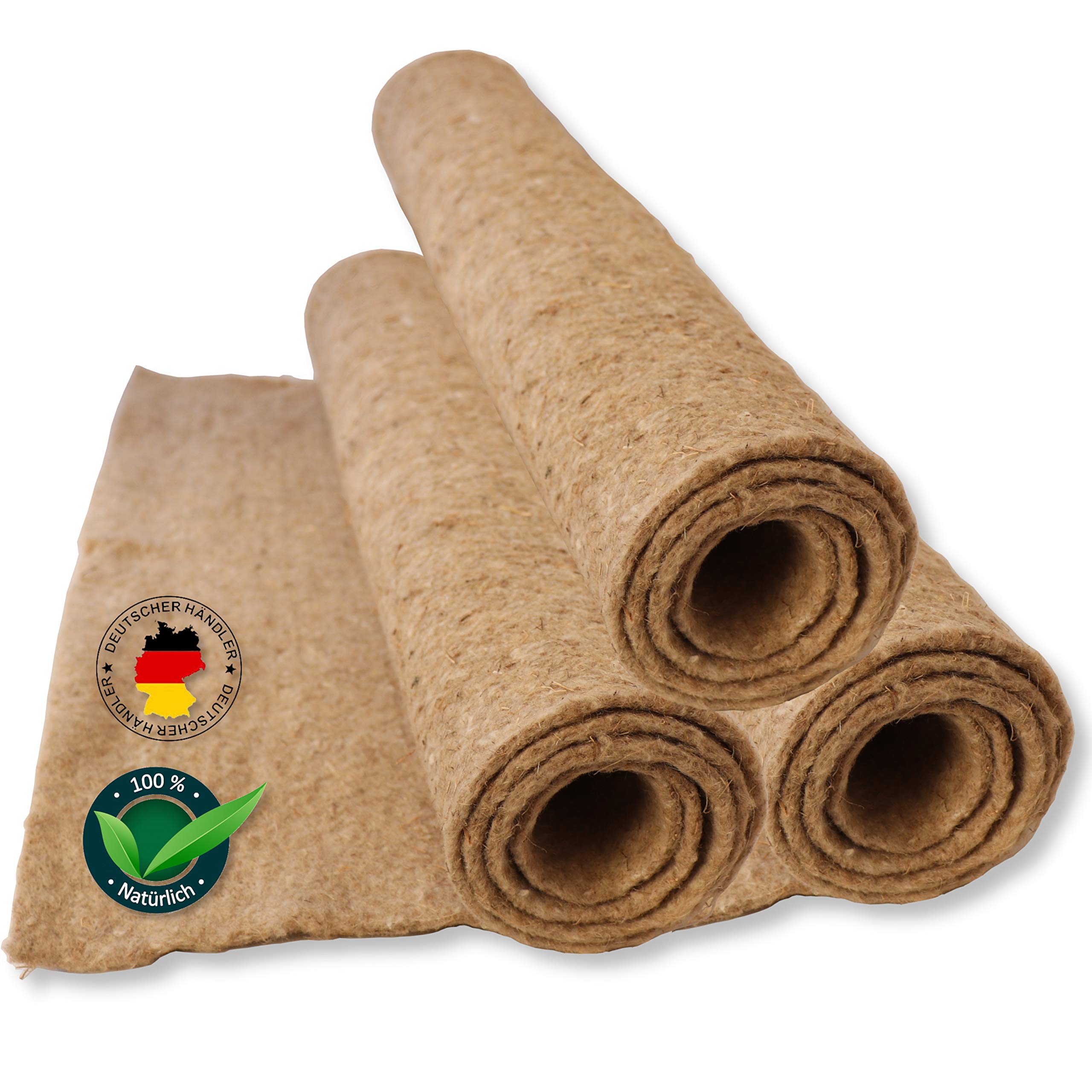 Tamay Nagermatten aus 100% Hanf, 100 x 50cm I Premium Nagerteppich als staubfreie Käfig Bodenbeckung für Kaninchen, Meerschweinchen, Kleintiere – Natürliche Hanfmatte für Nagetiere (2 Stück) Angebot bei HelloDeals