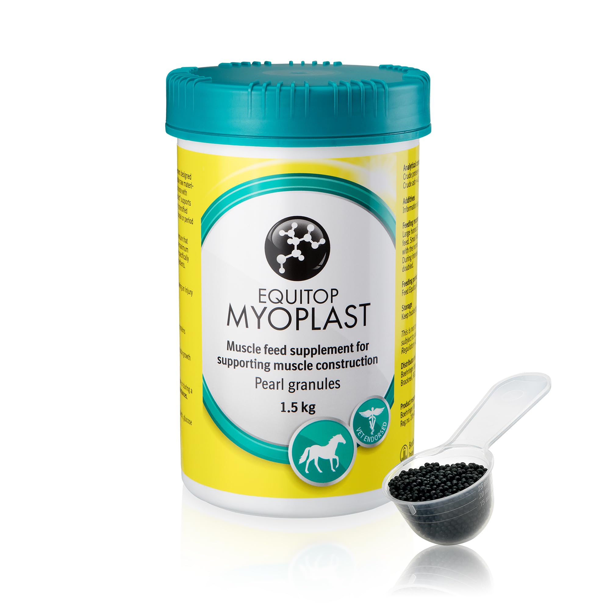 EQUITOP Myoplast Muskelaufbau Granulat für Pferde 1,5 kg Angebot bei HelloDeals