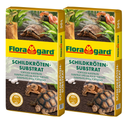 Floragard Schildkrötensubstrat 2x50l - natürliche Einstreu ohne Dünger - für Landschildkröten u. andere Reptilien - für Frühbeet, Überwinterung und für Terrarien - 100l 100 L Angebot bei HelloDeals