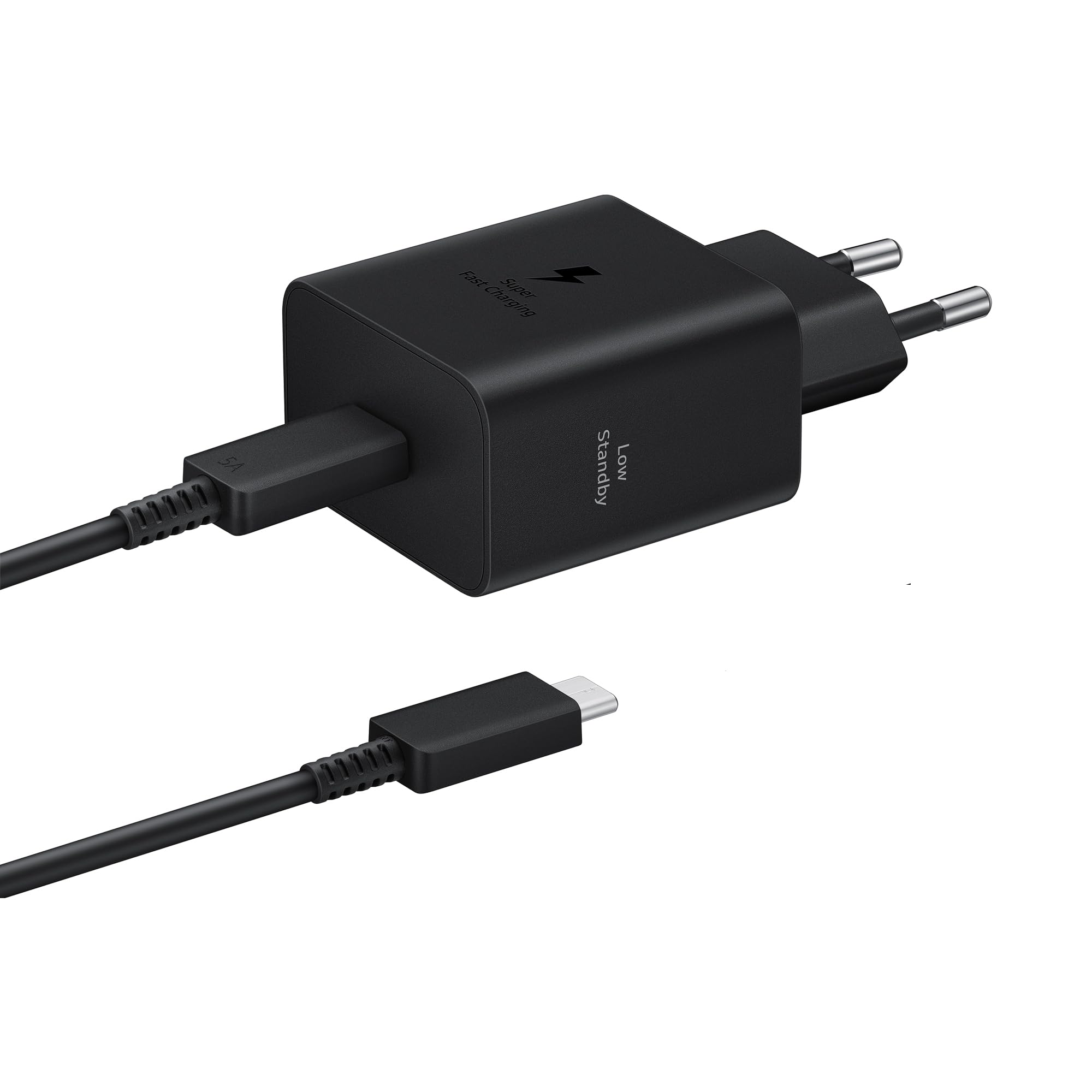 Samsung Schnellladeadapter EP-T4511X, USB-C Ladegerät mit 45W Schnellladen, kompatibel mit Geräten Anderer Hersteller, inklusive Datenkabel, Black Ladeadapter inklusive Ladekabel Schwarz Angebot bei HelloDeals