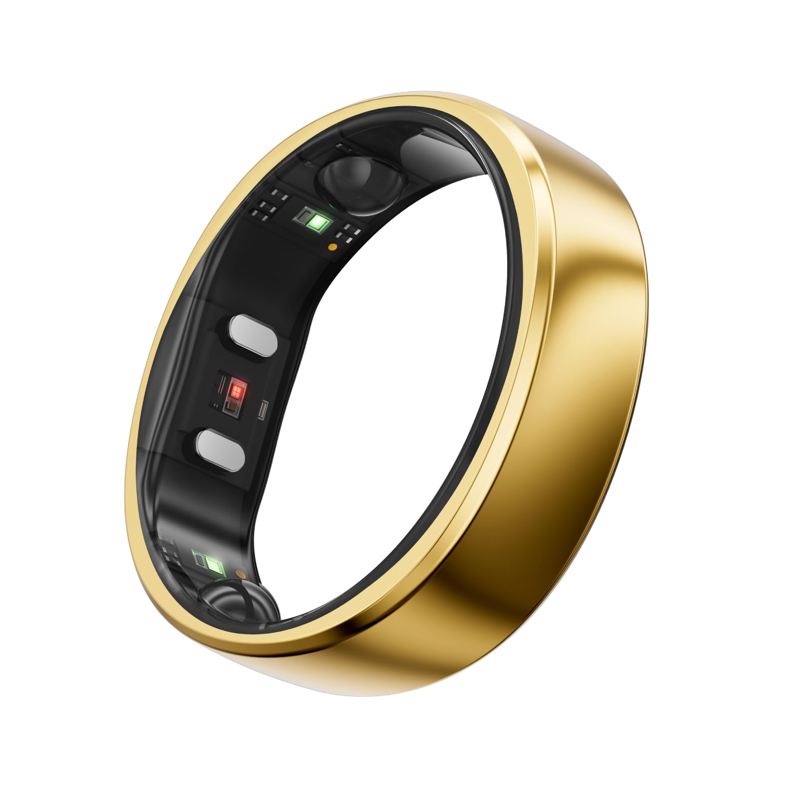 RingConn Gen 2 Smart Ring, weltweit erstes Schlafapnoe-Monitoring, Keine App-Abonnement, 12 Tage Akkulaufzeit, Stress-/Herzfrequenz-/Frauen-Gesundheits-Tracker, kompatibel mit Android und iOS 8 Gold Angebot bei HelloDeals