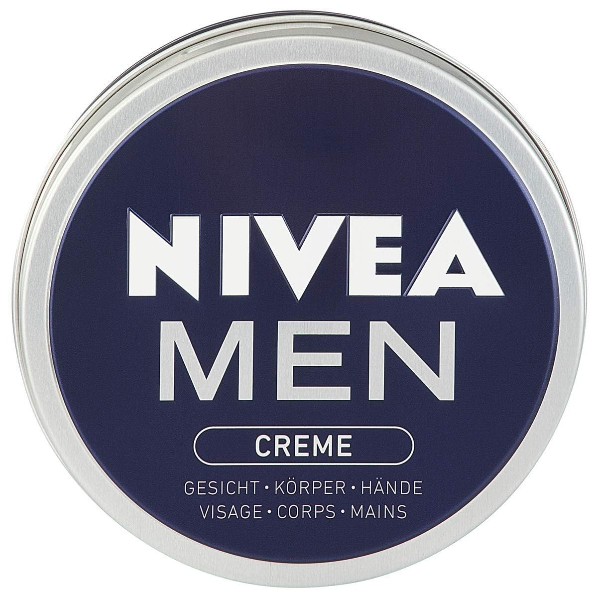 NIVEA MEN Creme, pflegende Hautcreme mit Vitamin E für intensive Feuchtigkeit,Hautpflege für Männer, ideal für Körper, Gesicht und Hände (150 ml) 150 ml (1er Pack) 150 ml Angebot bei HelloDeals