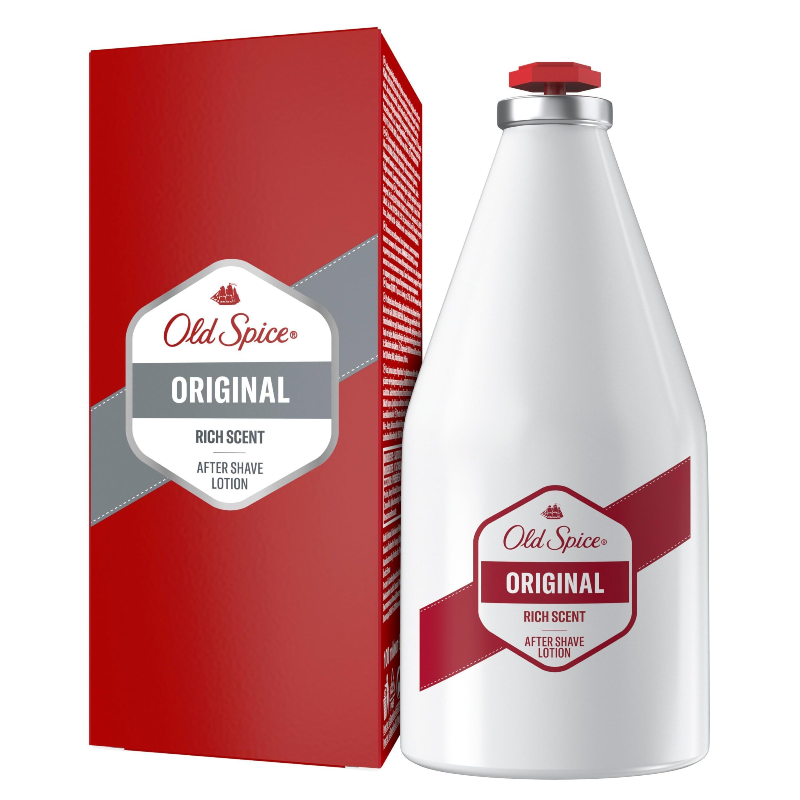 Old Spice Original After Shave Lotion, Kühlendes Aftershave Für Männer, Fantastischer Duft, Rasierwasser Mit Antiseptischer Wirkung, 100m 100 ml (1er Pack) Aftershave 100ml Angebot bei HelloDeals