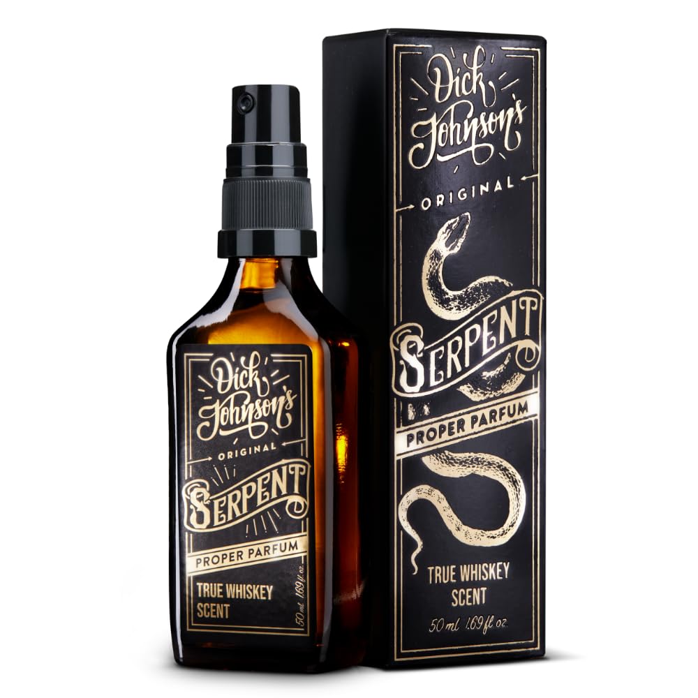 Dick Johnson Parfum Serpent True Whiskey 50 ml – Parfum mit Whiskeynote Tonkabohne Sandelholz – Herrenduft für Männer – Langanhaltendes Herrenparfum – Männer Parfüm Geschenk – Made in Finnland Angebot bei HelloDeals