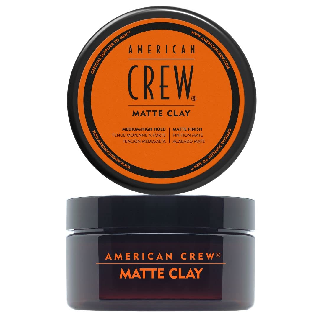 AMERICAN CREW – Matte Clay, 85 g, Stylingclay für Männer, Haarprodukt mit mittlerem bis starkem Halt, Stylingprodukt für optimale Formbarkeit, Struktur & mattes Finish Matte Clay 85g Angebot bei HelloDeals