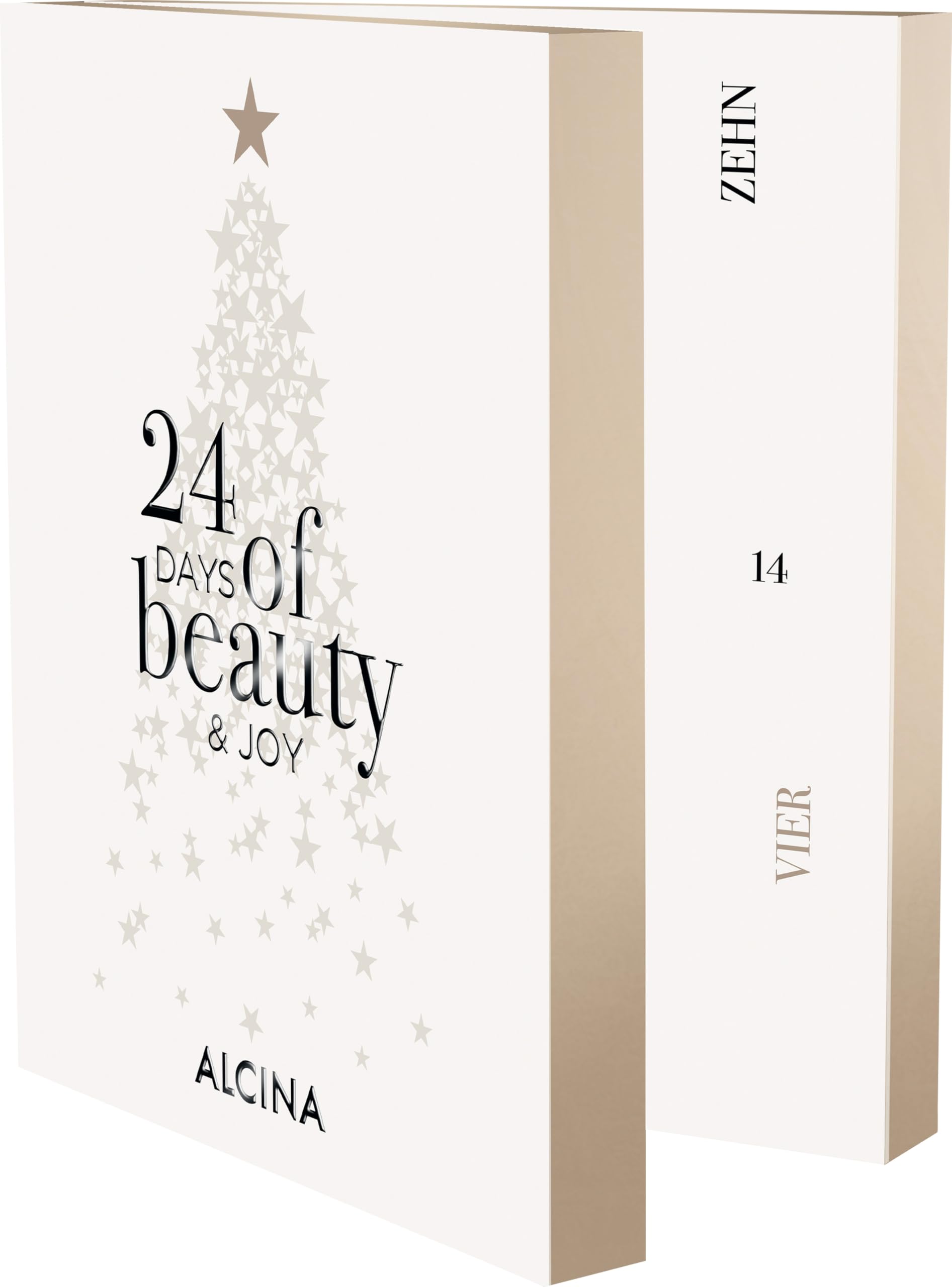 ALCINA Adventskalender '24 days of beauty & joy' beinhaltet 24 Überraschungen aus Haarpflege, Gesichtspflege und Make-up | 1 Stück Angebot bei HelloDeals