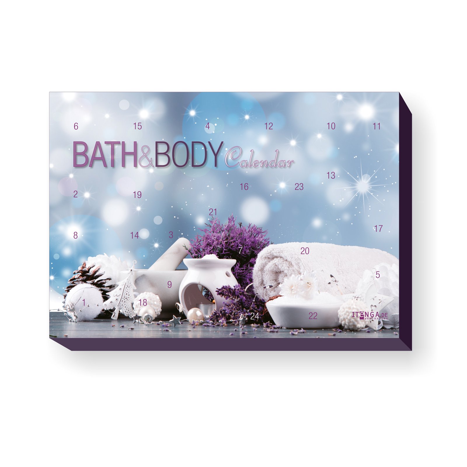 itenga Adventskalender Bath Body Motiv Spa Wellness Bad und Body Beauty Entspannung Angebot bei HelloDeals