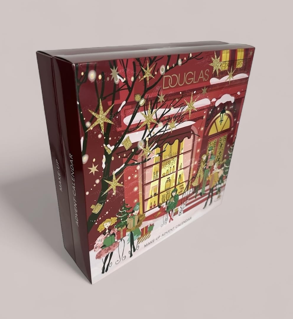 Douglas Adventskalender - 24 Make-Up Beauty Highlights für Damen 2025 NEU Rot - Beauty Kosmetik Adventskalender für Frauen + Mädchen - Limitiert Angebot bei HelloDeals